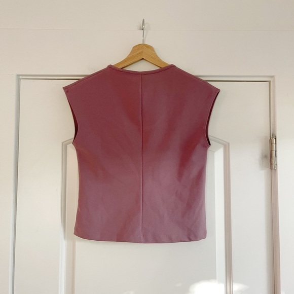 Athleta Bayview Tee Flora Mauve - S - Picture 4 of 6